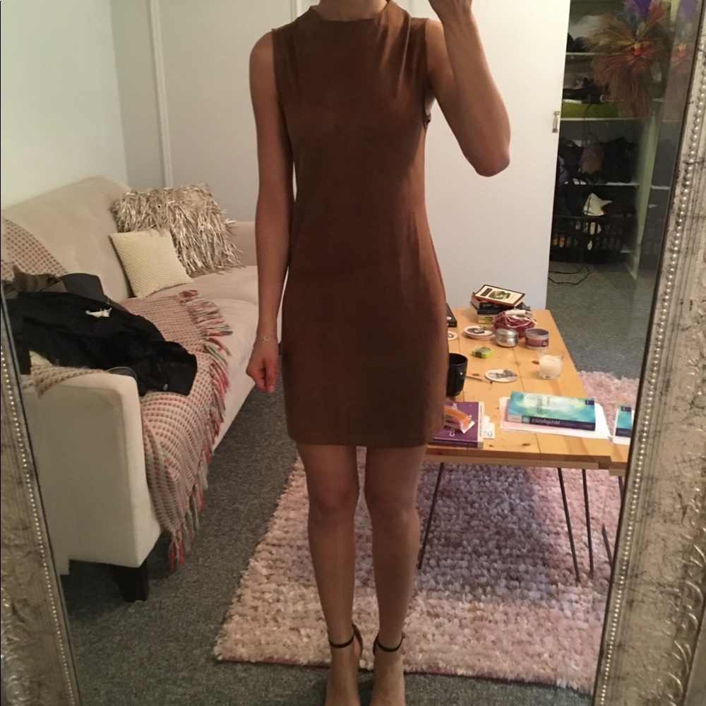 Vintage Suede Dress